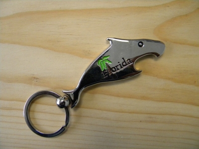Metal Keychain- Shark Design