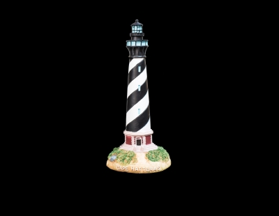 1748 - Cape Hatteras Resin Lighthouse 9"