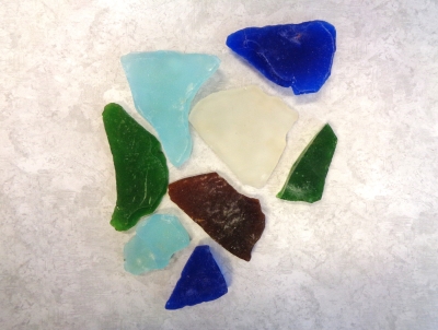 7024 - Frosted Sea Glass - Assorted Colors